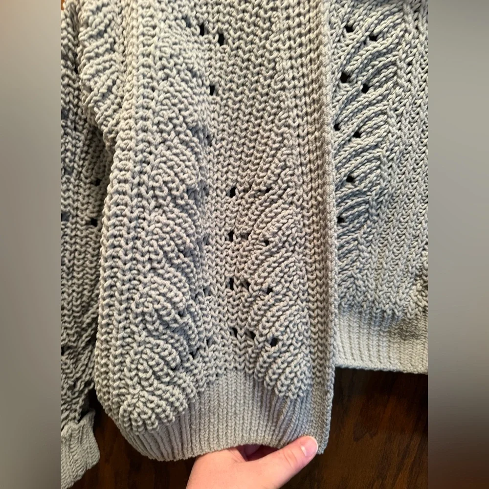 Muted Green Moon & Madison Knit Cardigan by Anthropologie